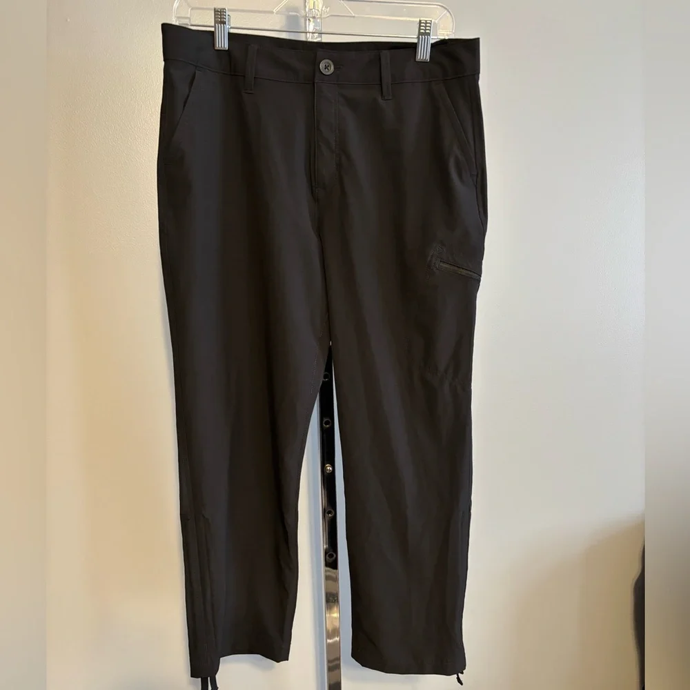 Eddie Bauer STRETCH Ripstop‎ CROP Pant Black Size 8